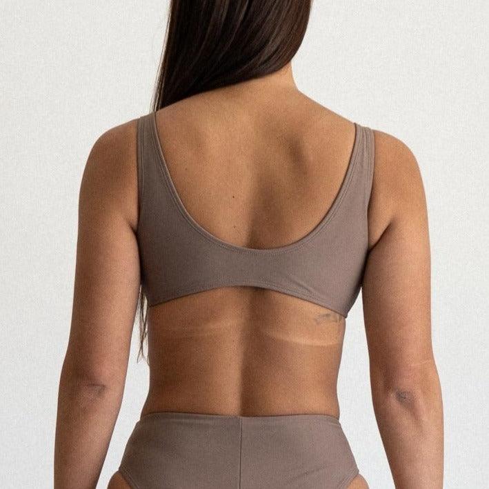2Bodies Swim_Moraine_Bikini_Cocoa_Back_Close Up