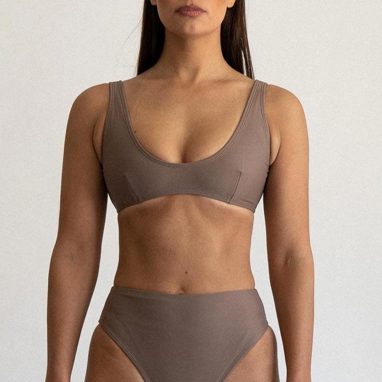 2Bodies Swim_Moraine_Bikini_Cocoa_Front_Close Up